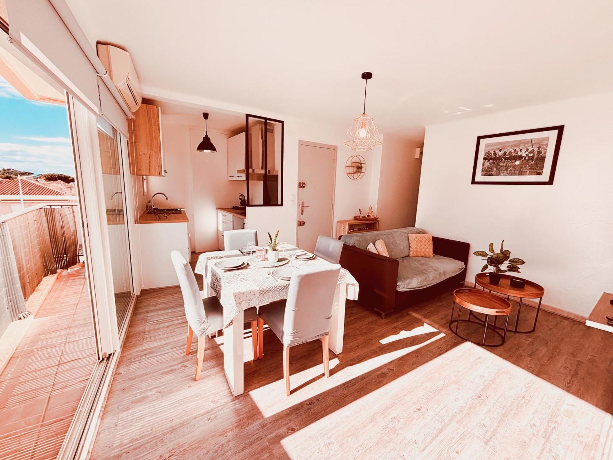 T3 Paisible Tres Proche Plage Canet-en-Roussillon Exterior photo